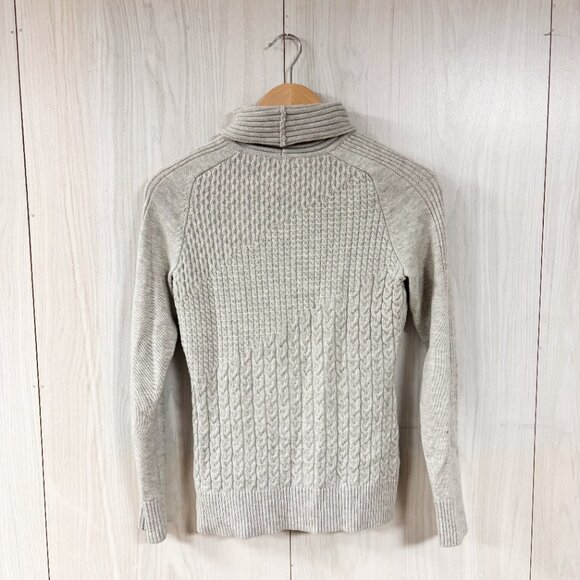 Smartwool Dacono Ski Wool Blend Sweater in Light Grey - Picture 4 of 8